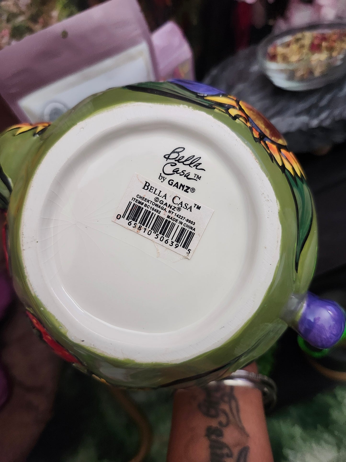 Bella Casa Ceramic Teapot