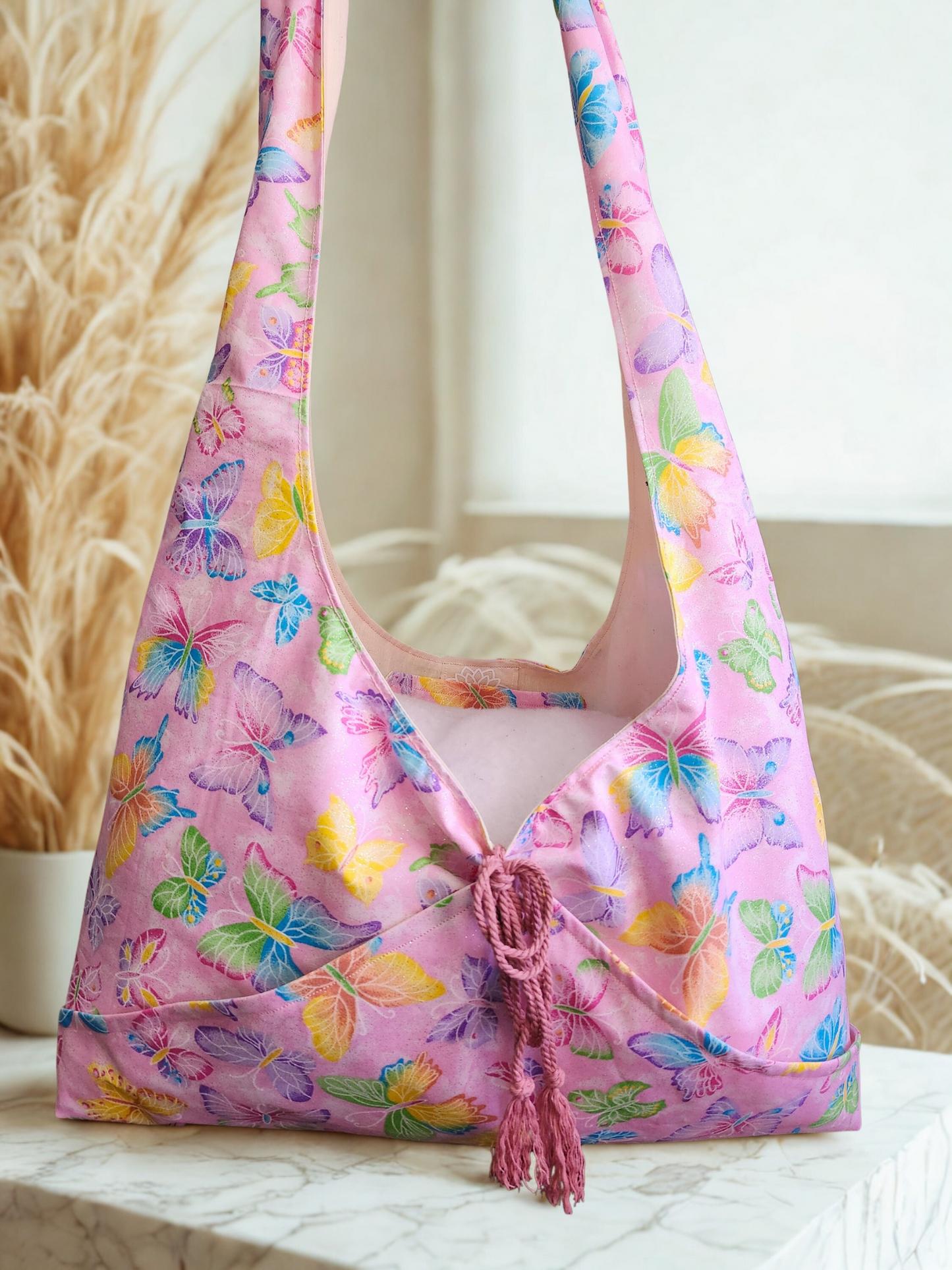 Pink Butterfly- Original Harvest bag