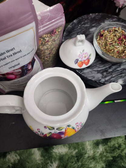 Vintage Tea Pot- Fruit