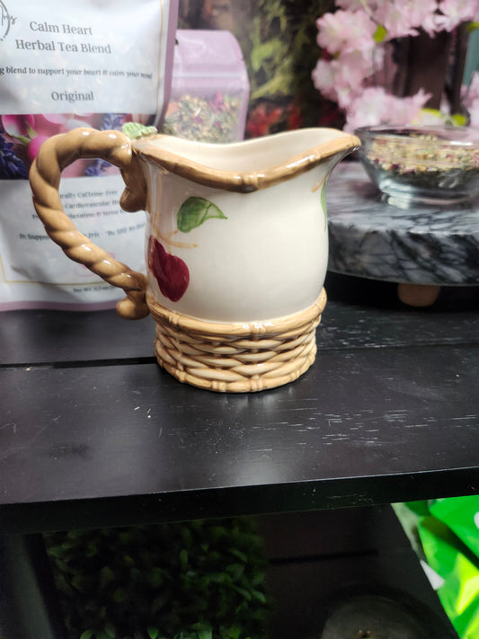 Vintage ceramic creamer- Cracker Barrel