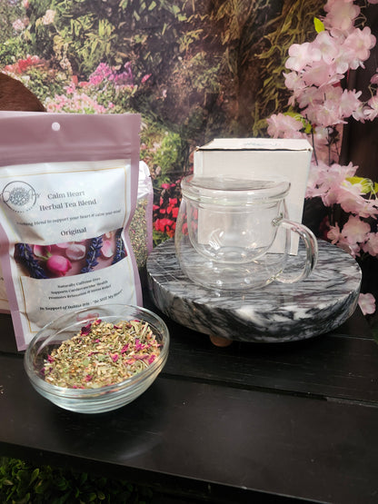 Glass Tea cup with infuser