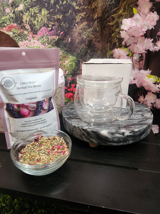 Glass Tea cup with infuser