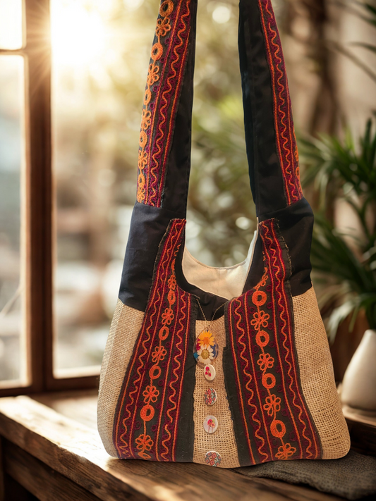 Button Down Tote Bag