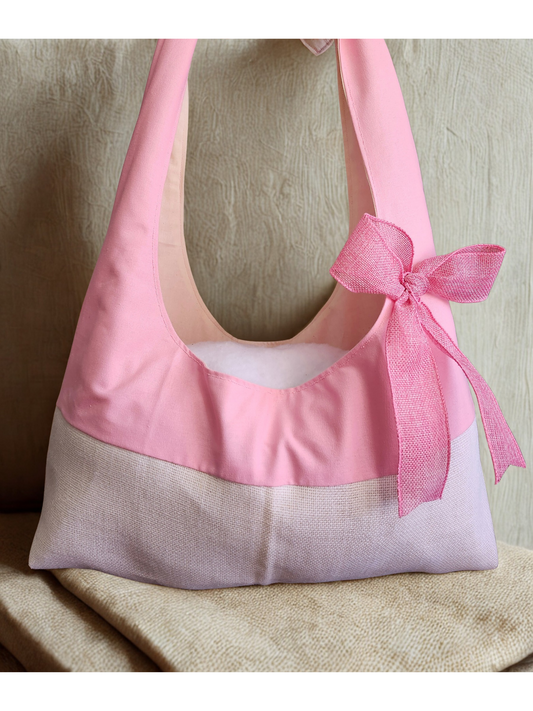 Pink and Cream- Tote Bag